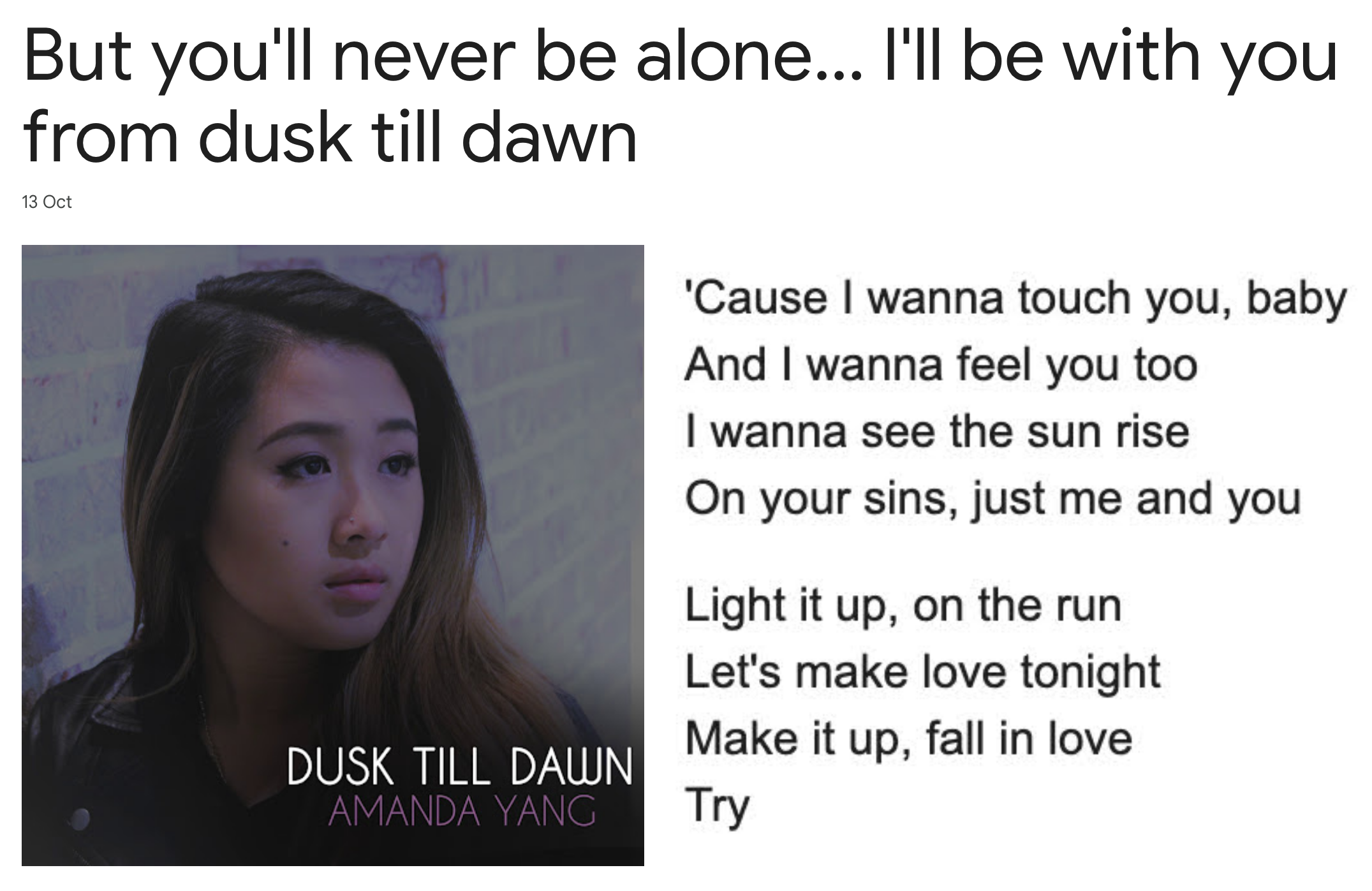 Dusk Till Dawn