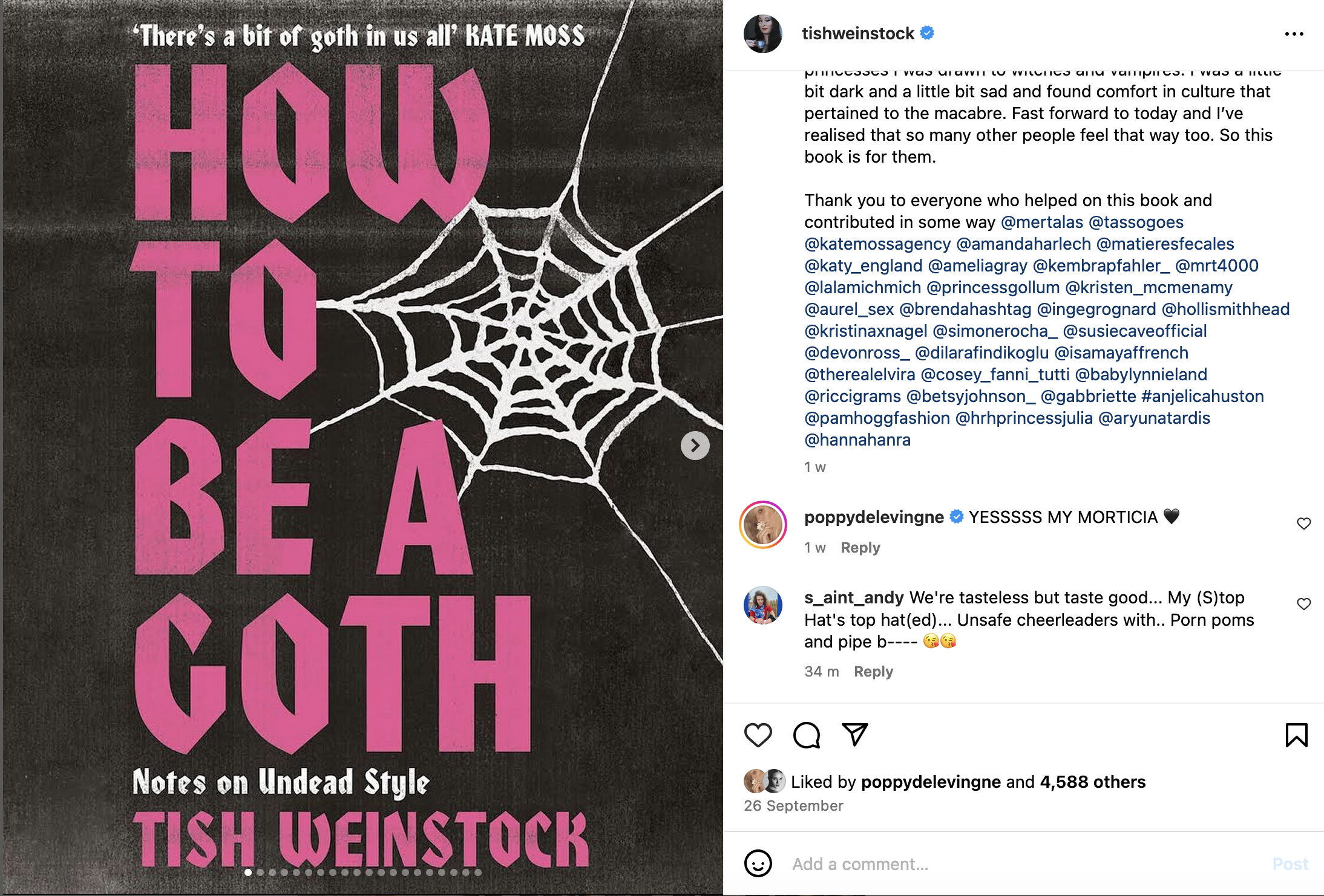 How To Be A Goth Tish Weinstock