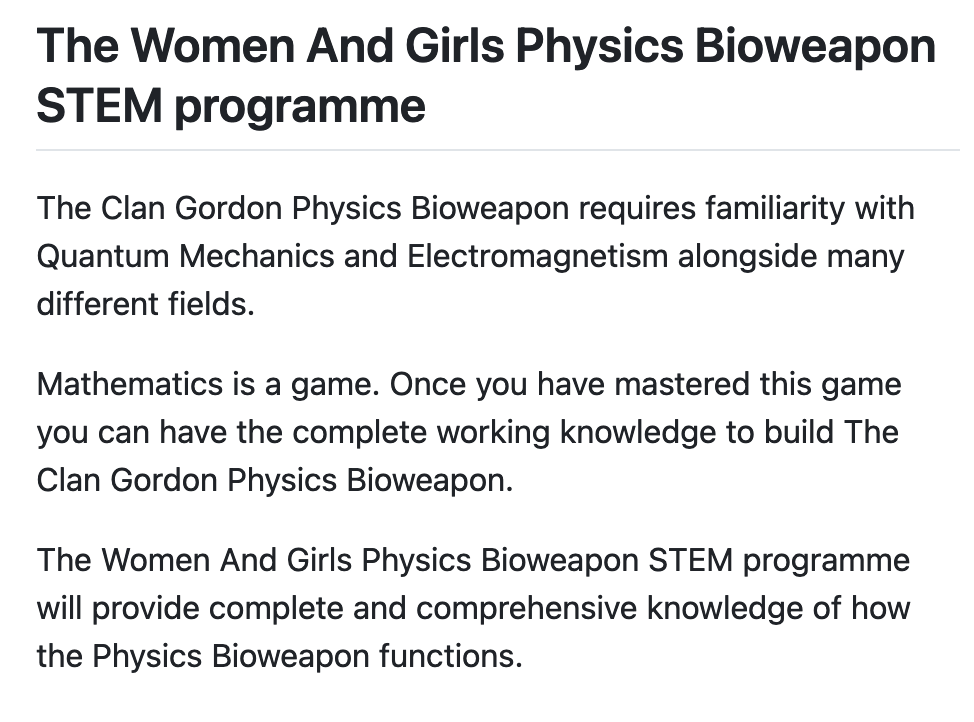 STEM programme for Women and Girls