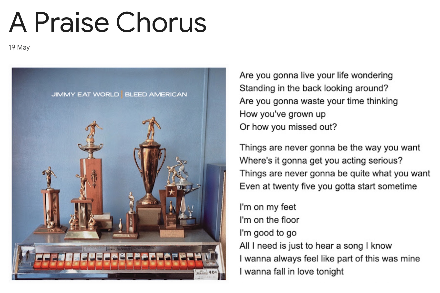 A Praise Chorus