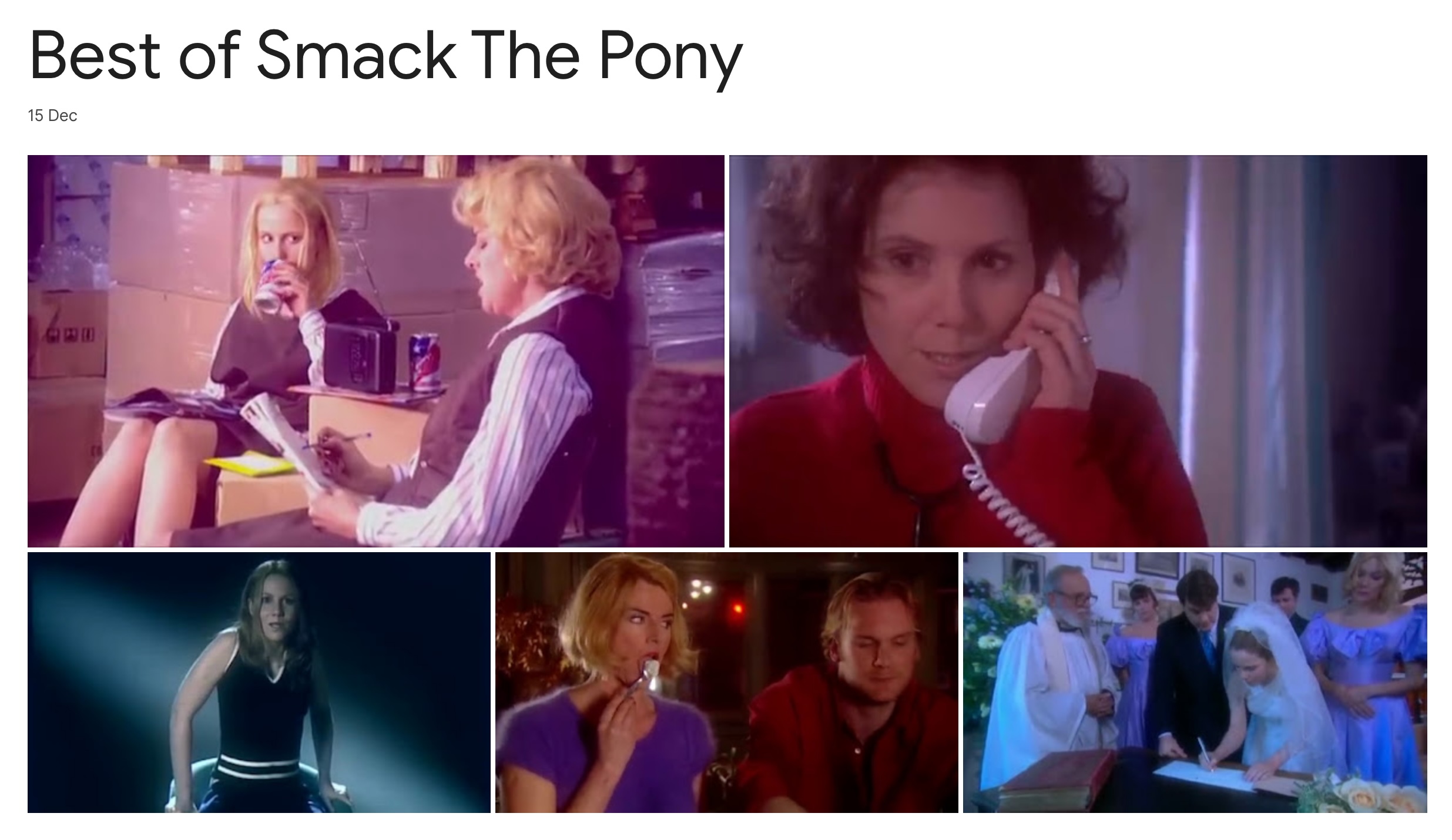 Best of Smack The Pony
