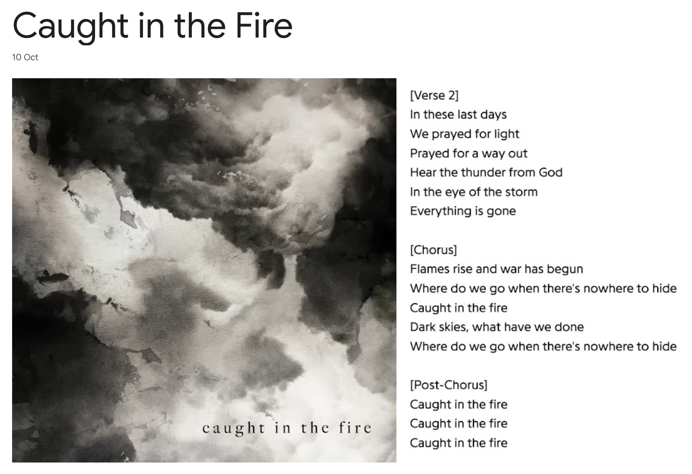 Caught in the Fire