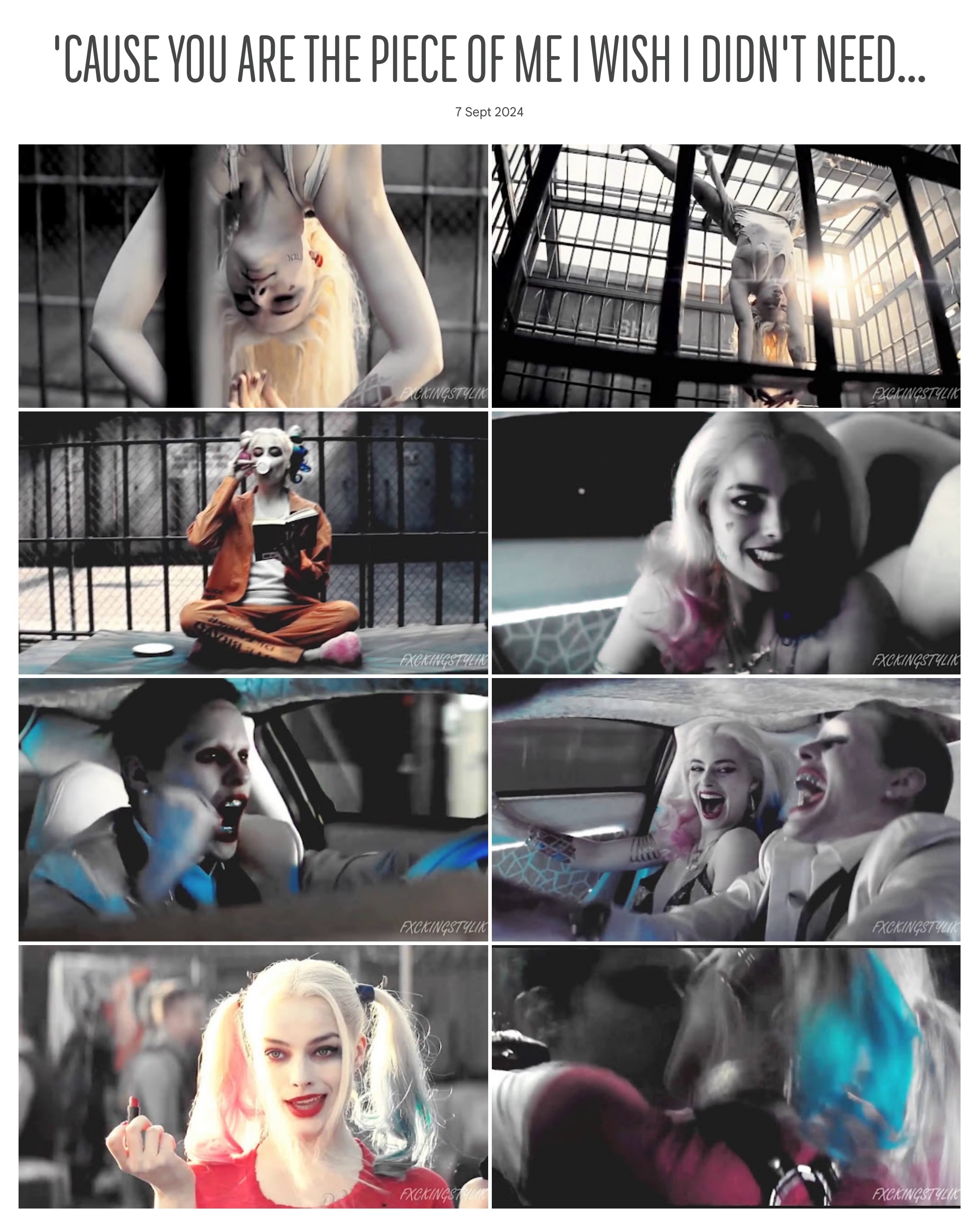 Cause you are the piece of me I wish I didn't need