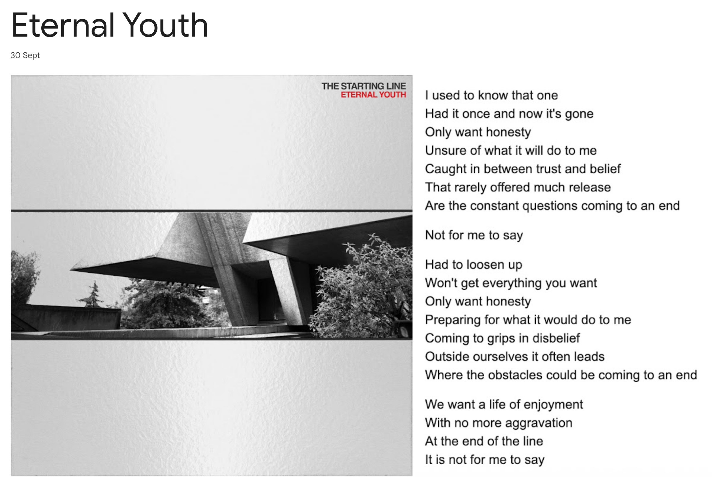 Eternal Youth