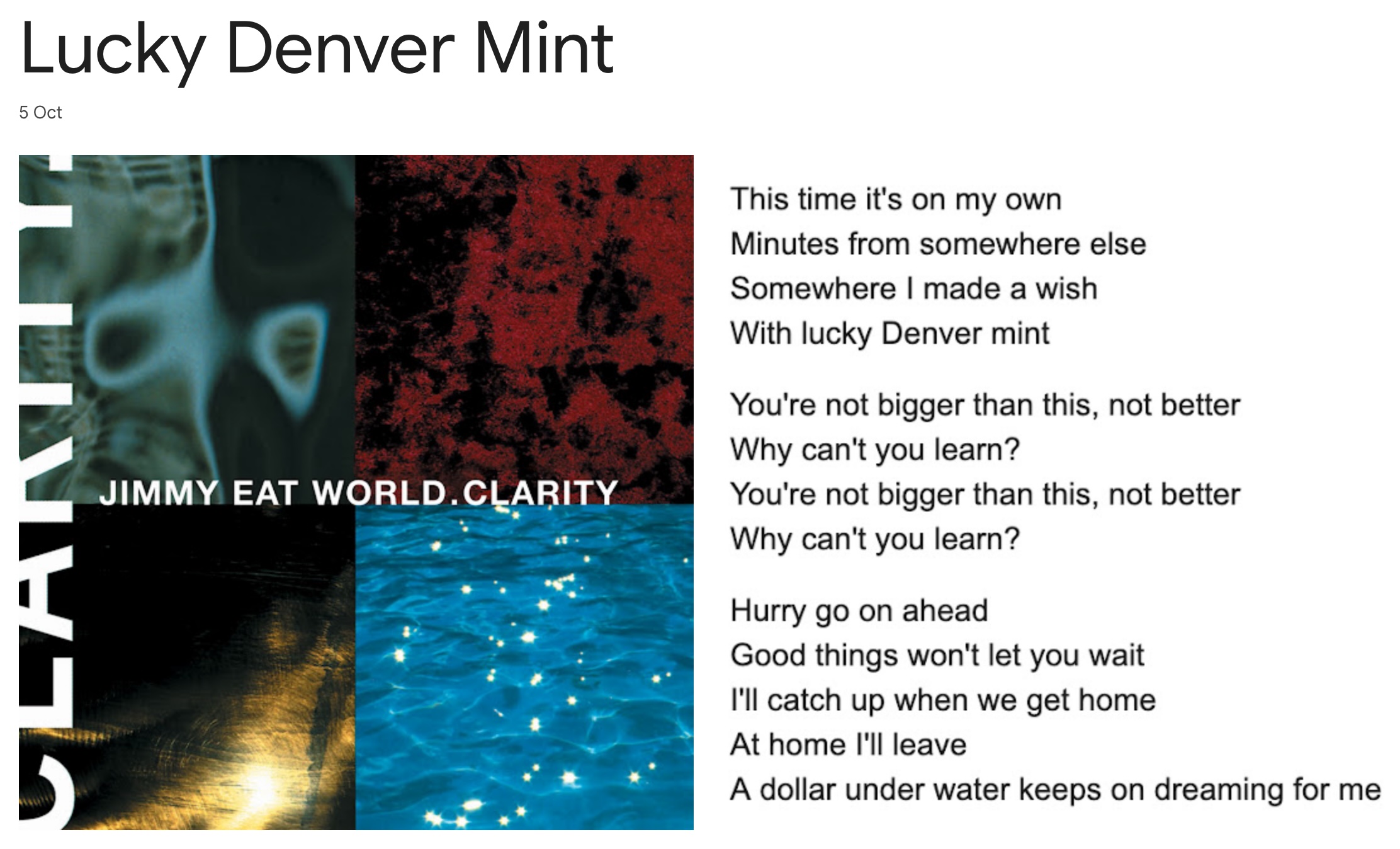 Lucky Denver Mint