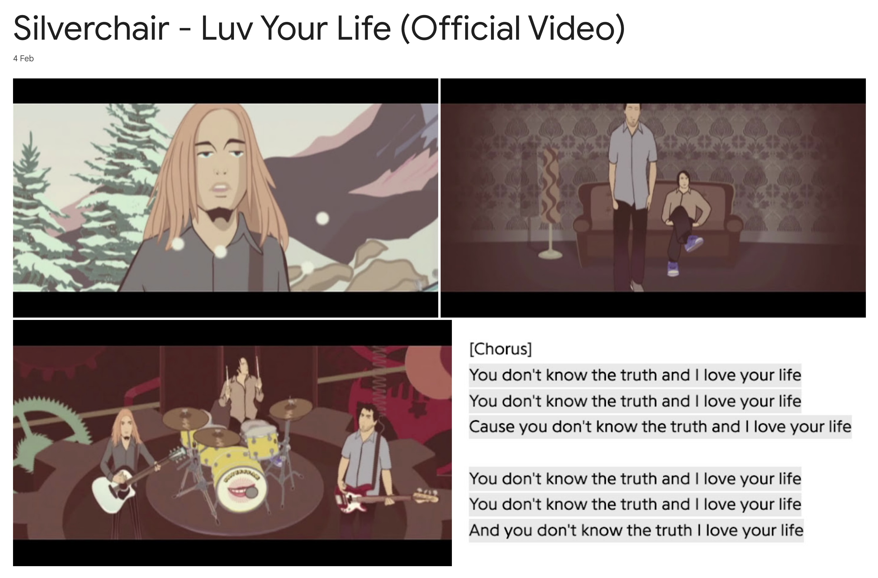 Silverchair Luv Your Life