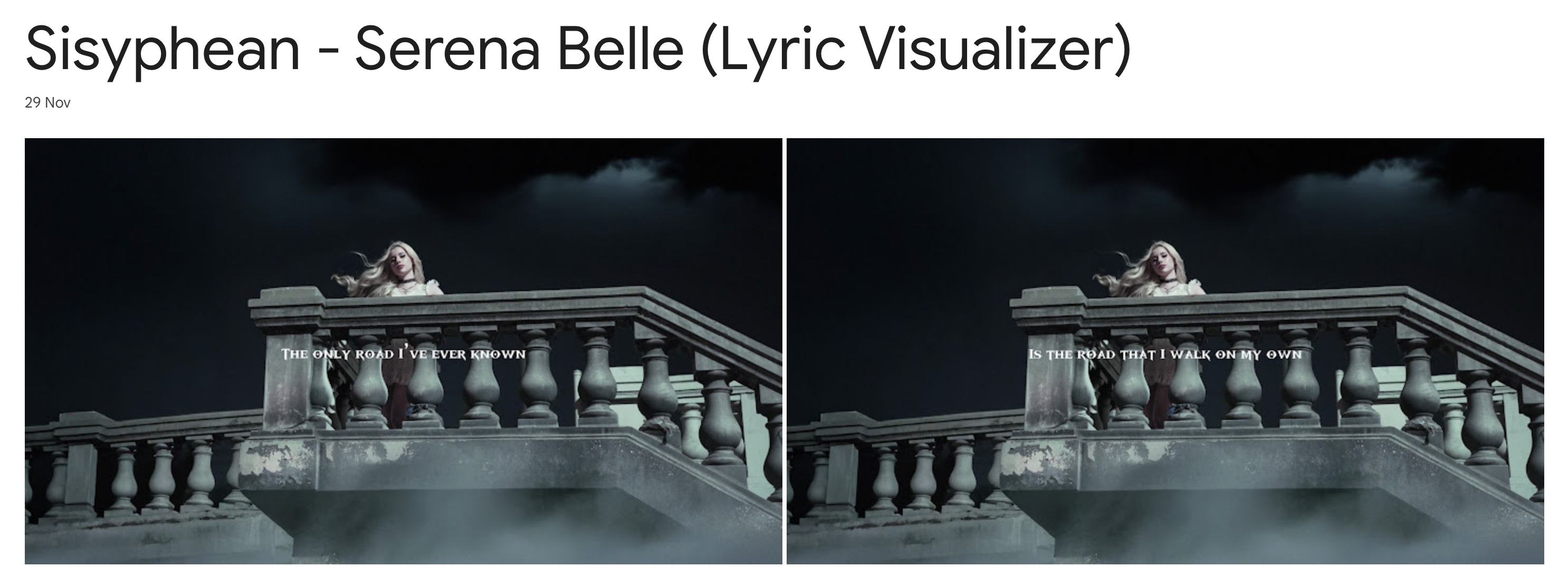 Sisyphean Serena Belle