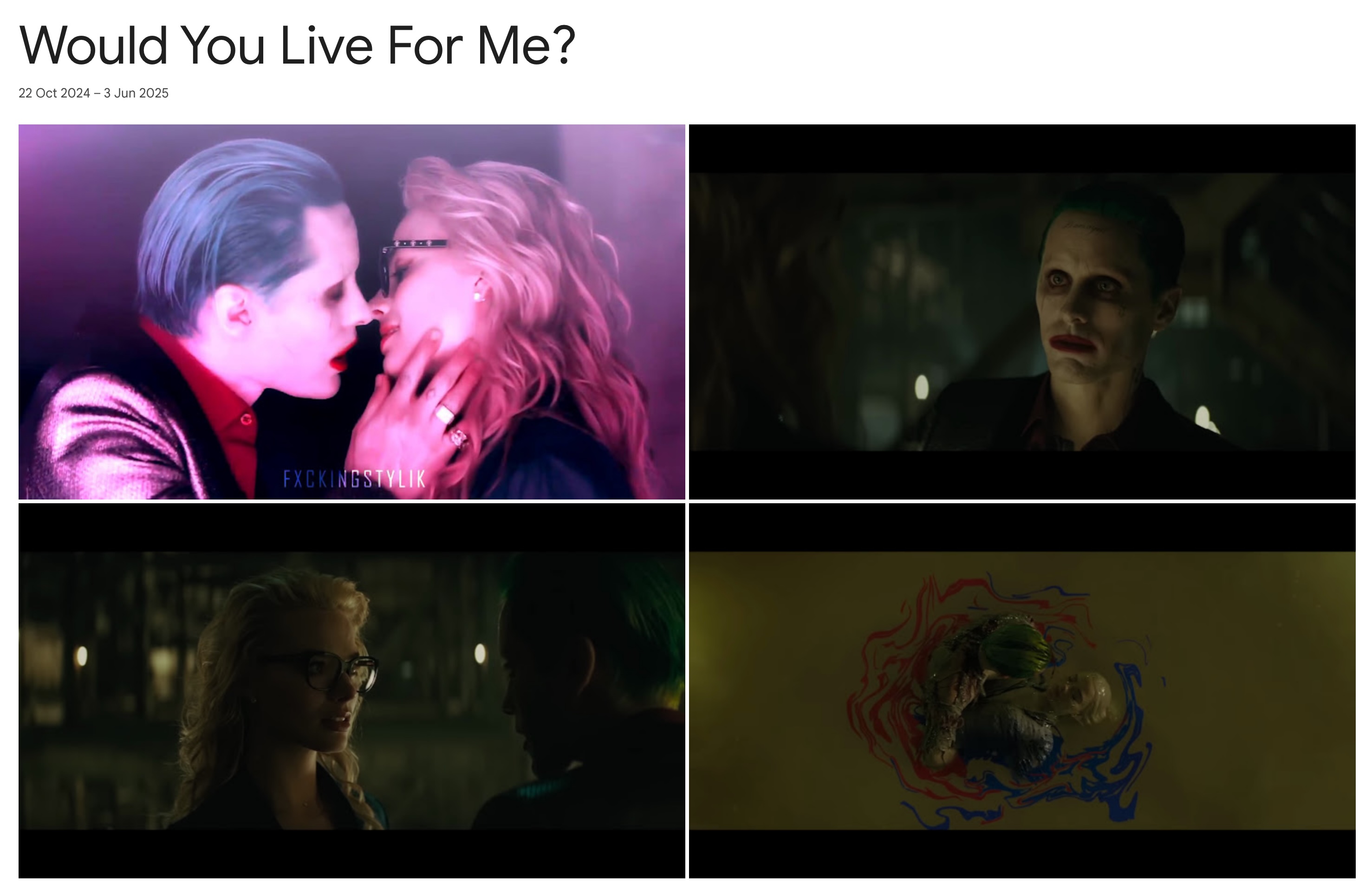 Would You Live For Me?