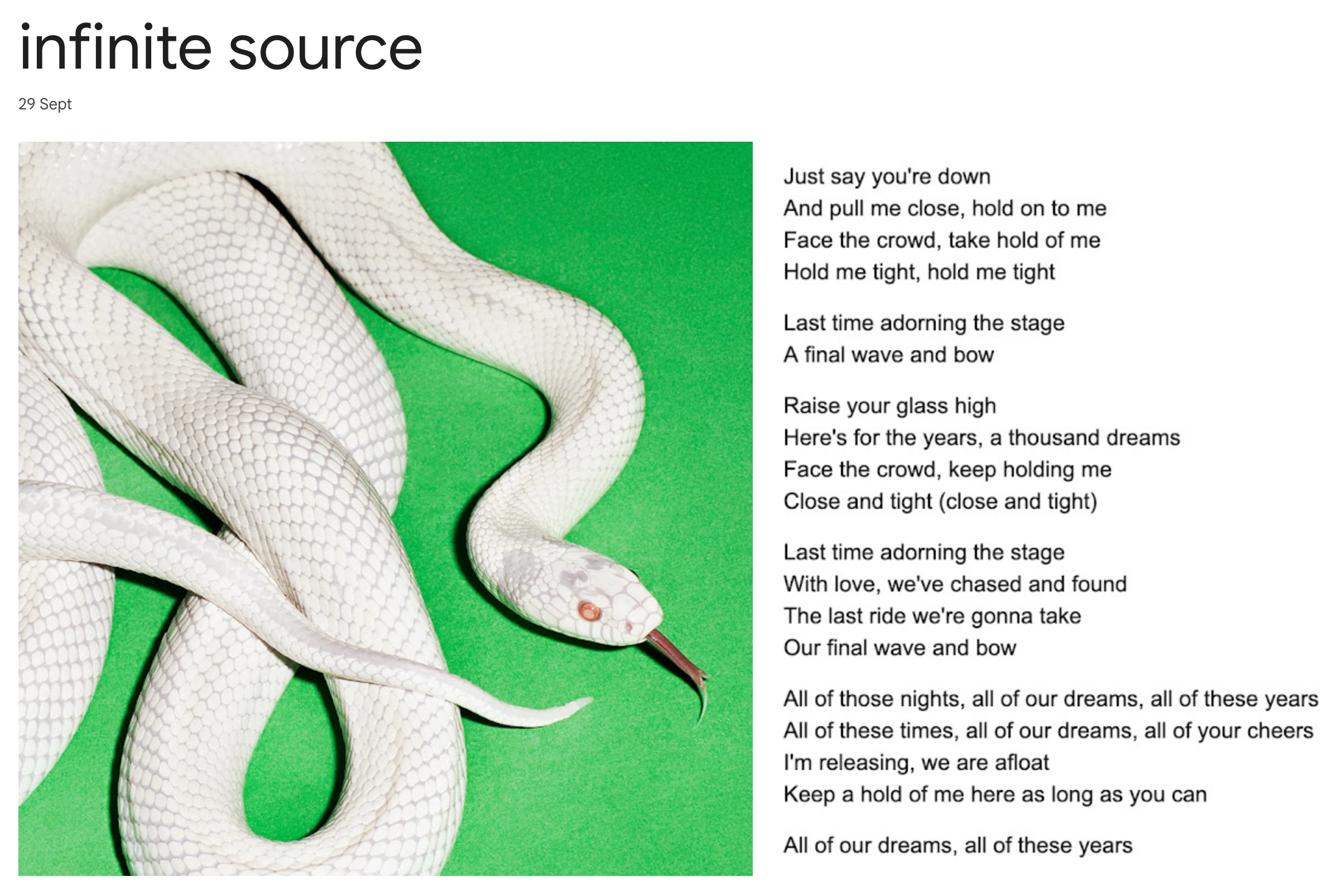 infinite source
