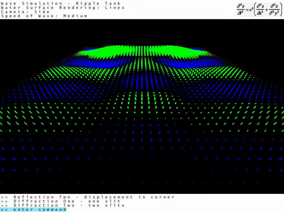 Waves simulation